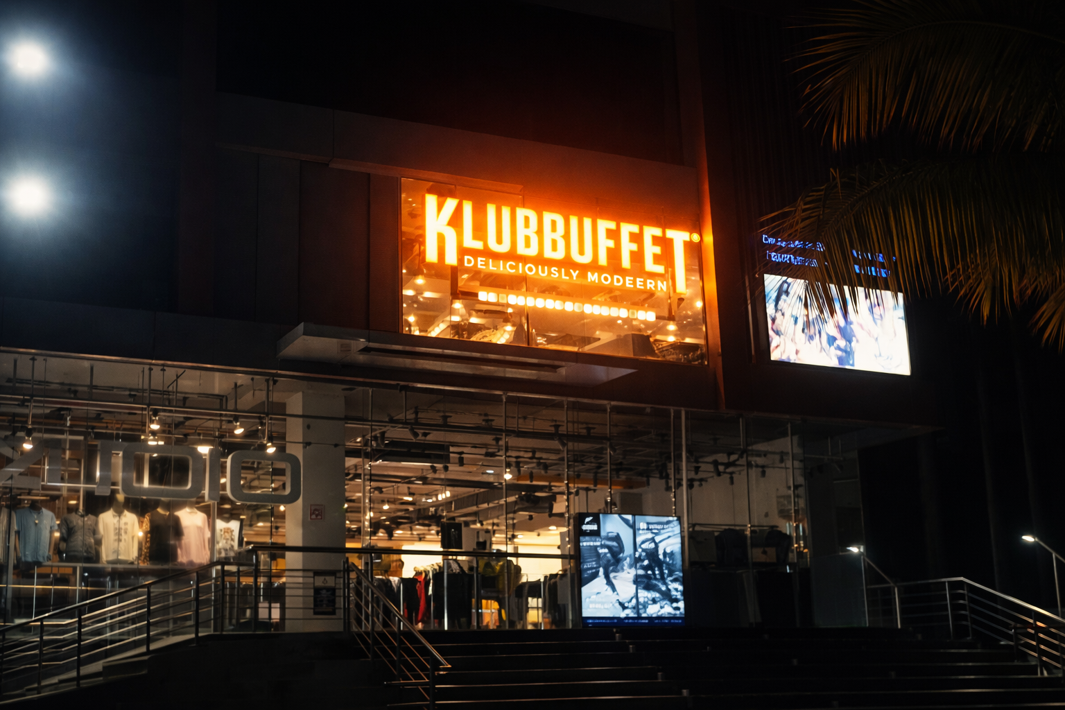 Restaurant Exterior Night